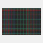 Weihnachten Schottischer Tartan-Büffel karierte Fl Geschenkpapier Set (Vorderseite 2)