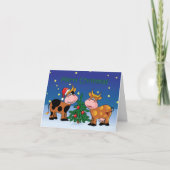 Weihnachten schüchtert glückliches MOO-Jahr ein (Vorderseite)