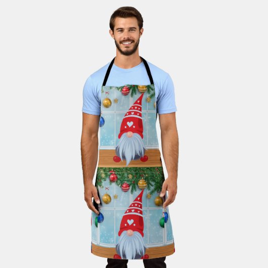 Weihnachten Schürze (Getragen)