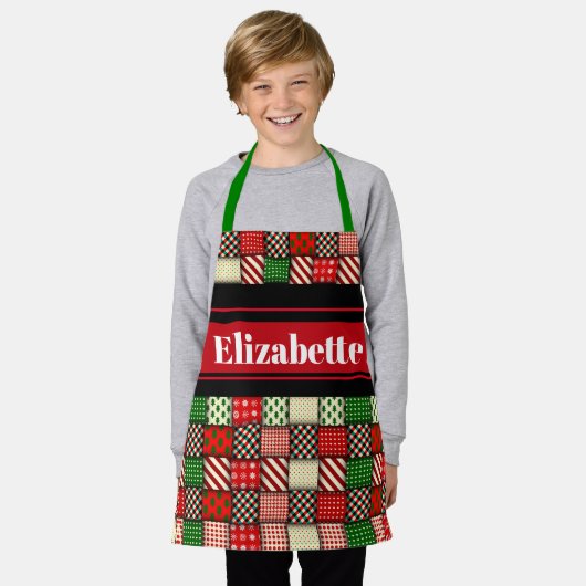 Weihnachten Schürze (Getragen)