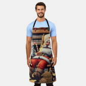 Weihnachten Schürze (Getragen)