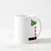 Weihnachten Schwarze Krawatte Nye 2024 Dress Up Wi Kaffeetasse (VorderseiteRechts)
