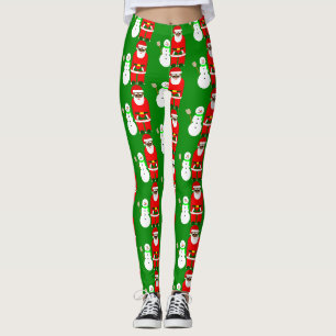 weihnachten schwarzer afrikanischer weihnachtsmann leggings
