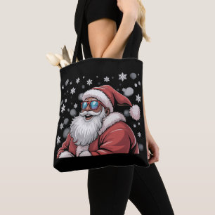 Weihnachten Schwarzer Afroamerikanischer Santa Xma Tasche