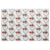 Weihnachten schwarzer Weihnachtsmann Stoff (Fat Quarter (45,7 x 55,9 cm))