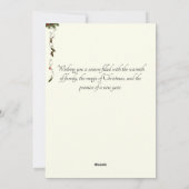 Weihnachten Schwarzer Weihnachtsmann W/ Brille (Rückseite)