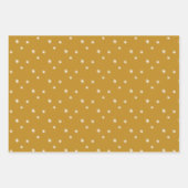 Weihnachten Schwarzes Gold glückliche Ferien Weihn Geschenkpapier Set (Vorderseite 2)