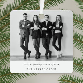 Weihnachten | Schwarzes und Weiß Ornament Aus Metall