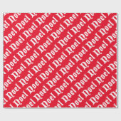 Weihnachten (Schwarzmoor) Geschenkpapier (Flach)