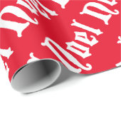 Weihnachten (Schwarzmoor) Geschenkpapier (Rolleneckpunkt)