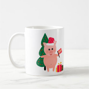 Weihnachten, Schweinejahr Kaffeetasse