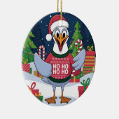 Weihnachten - Seagull Chip - WeihnachtsMöwe Keramik Ornament (Rechts)