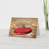 Weihnachten: Seeaffe-Schocker Feiertagskarte (Vorderseite)