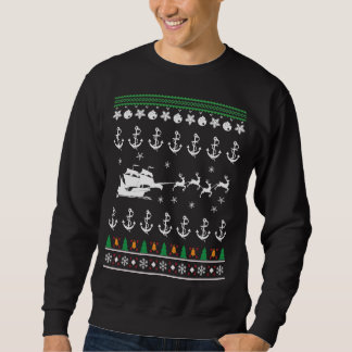 Weihnachten segeln sweatshirt