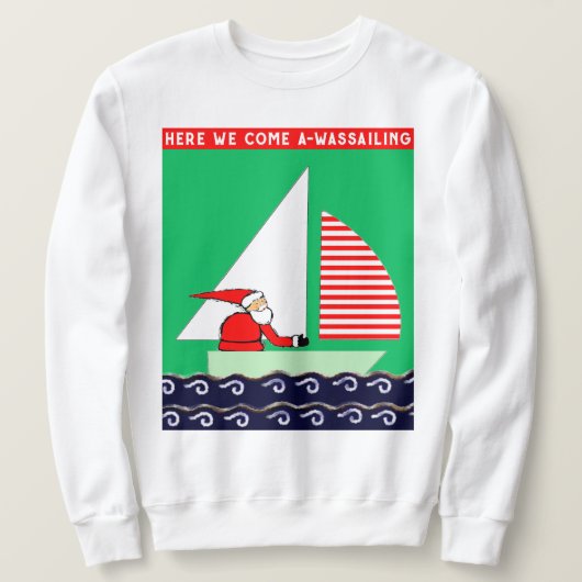 Weihnachten segeln sweatshirt (Design vorne)