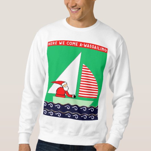 Weihnachten segeln sweatshirt (Vorderseite)