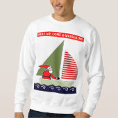 Weihnachten segeln sweatshirt (Vorderseite)