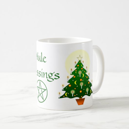 Weihnachten Segeln Weihnachten Baum Heide Pinacote Kaffeetasse (VorderseiteRechts)