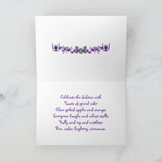 Weihnachten Segen: Grußkarten (Innenseite)