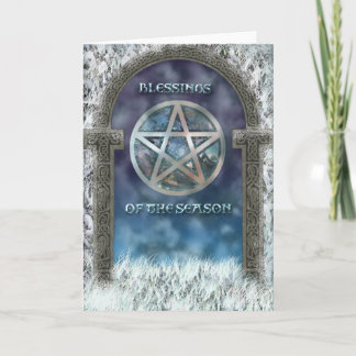 Weihnachten-Segen-Karte Feiertagskarte