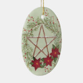 Weihnachten-Segen Keramik Ornament (Rechts)