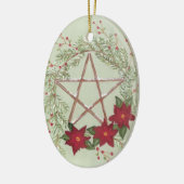 Weihnachten-Segen Keramik Ornament (Links)