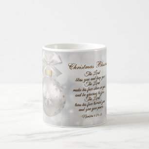 Weihnachten Segen Lord segne Sie Zahlen 6:24-26 Kaffeetasse