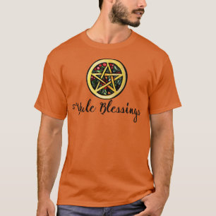 Weihnachten Segen Pentagramm mit Pentagram T-Shirt