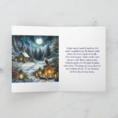 Weihnachten Segen unter dem Mondfeuer der Soldaten (Innenseite)