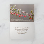 Weihnachten Segen Zahlen 6:24 Der Herr segne Sie (Innenseite)