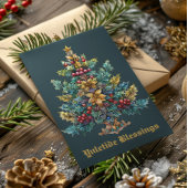 Weihnachten Segnung Wintersonntags-Weihnachtskarte