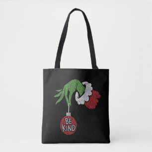 Weihnachten Sei Freundlich Rhinestone Bling Tasche