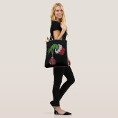 Weihnachten Sei Freundlich Rhinestone Bling Tasche (Am Model)