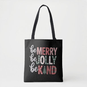Weihnachten Sei nett Lehrer Frohe Weihnachten Baum Tasche
