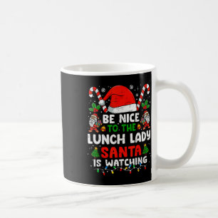 Weihnachten Sei Nett Zur Essensausgabe Santa Passt Kaffeetasse