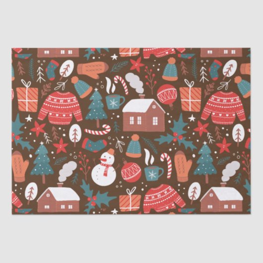 Weihnachten Seidenpapier (Vorderseite)