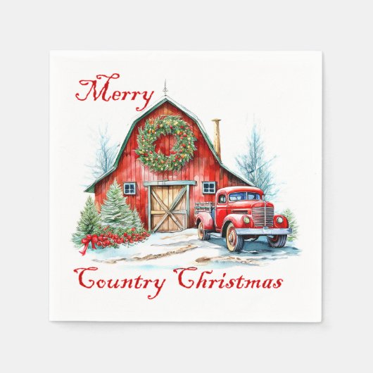 Weihnachten Serviette (Vorderseite)