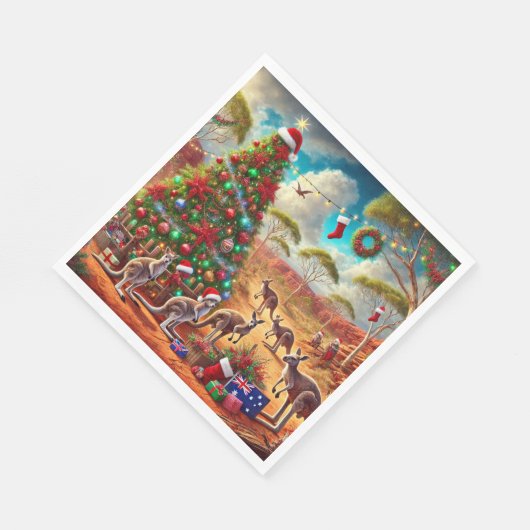 Weihnachten Serviette (Ecke)