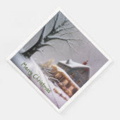 Weihnachten Serviette (Ecke)