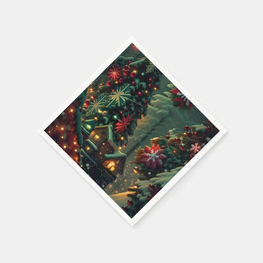 Weihnachten Serviette (Ecke)