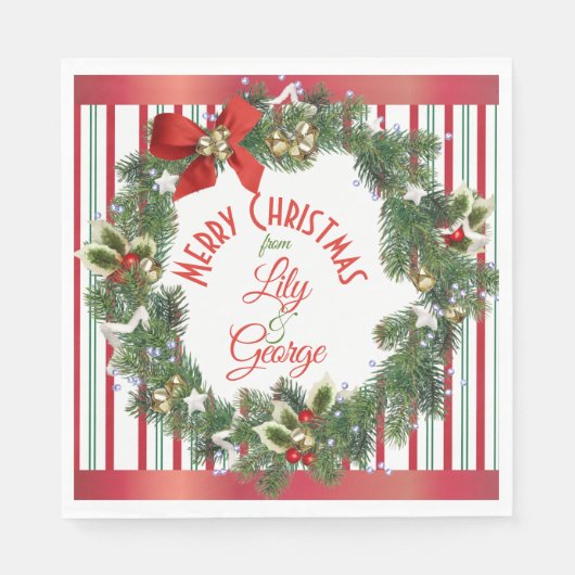 Weihnachten Serviette (Vorderseite)