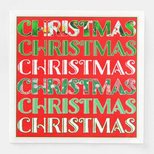 Weihnachten Serviette (Vorderseite)