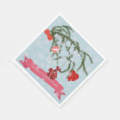 Weihnachten Serviette (Ecke)