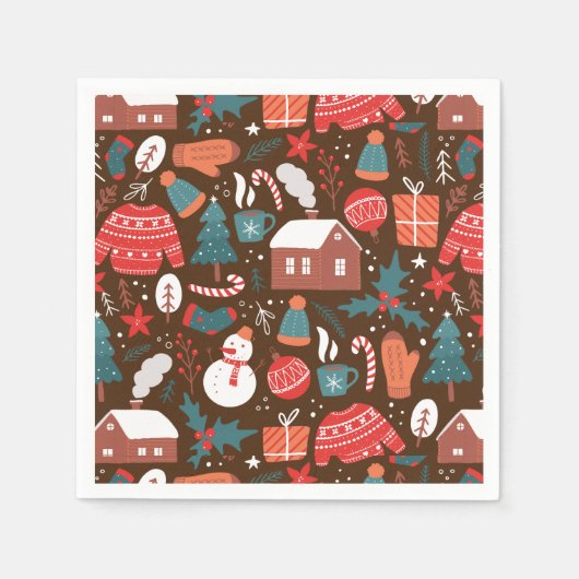 Weihnachten Serviette (Vorderseite)