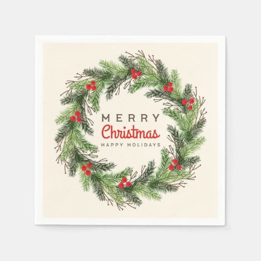 Weihnachten Serviette (Vorderseite)