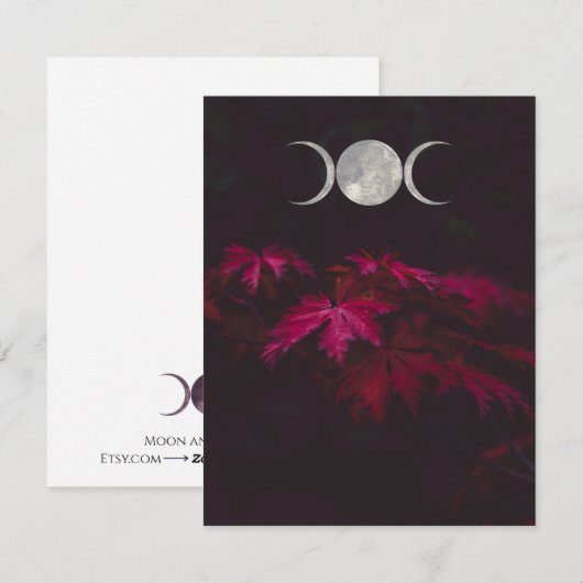 Weihnachten Sessingkarte (Vorne/Hinten)