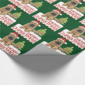 Weihnachten Shar Pei Geschenkpapier (Ecke)