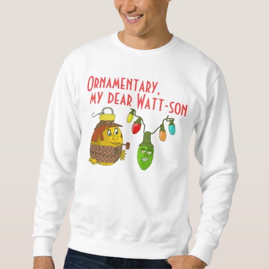 Weihnachten Sherlocks Holmes Sweatshirt (Vorderseite)