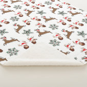 Weihnachten, Sherpa-Decke, Urlaub, Rentiere Sherpadecke (3/4)