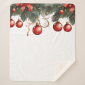 Weihnachten Sherpadecke (Vorderseite)